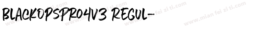 BlackOpsPro4V3 Regul字体转换
